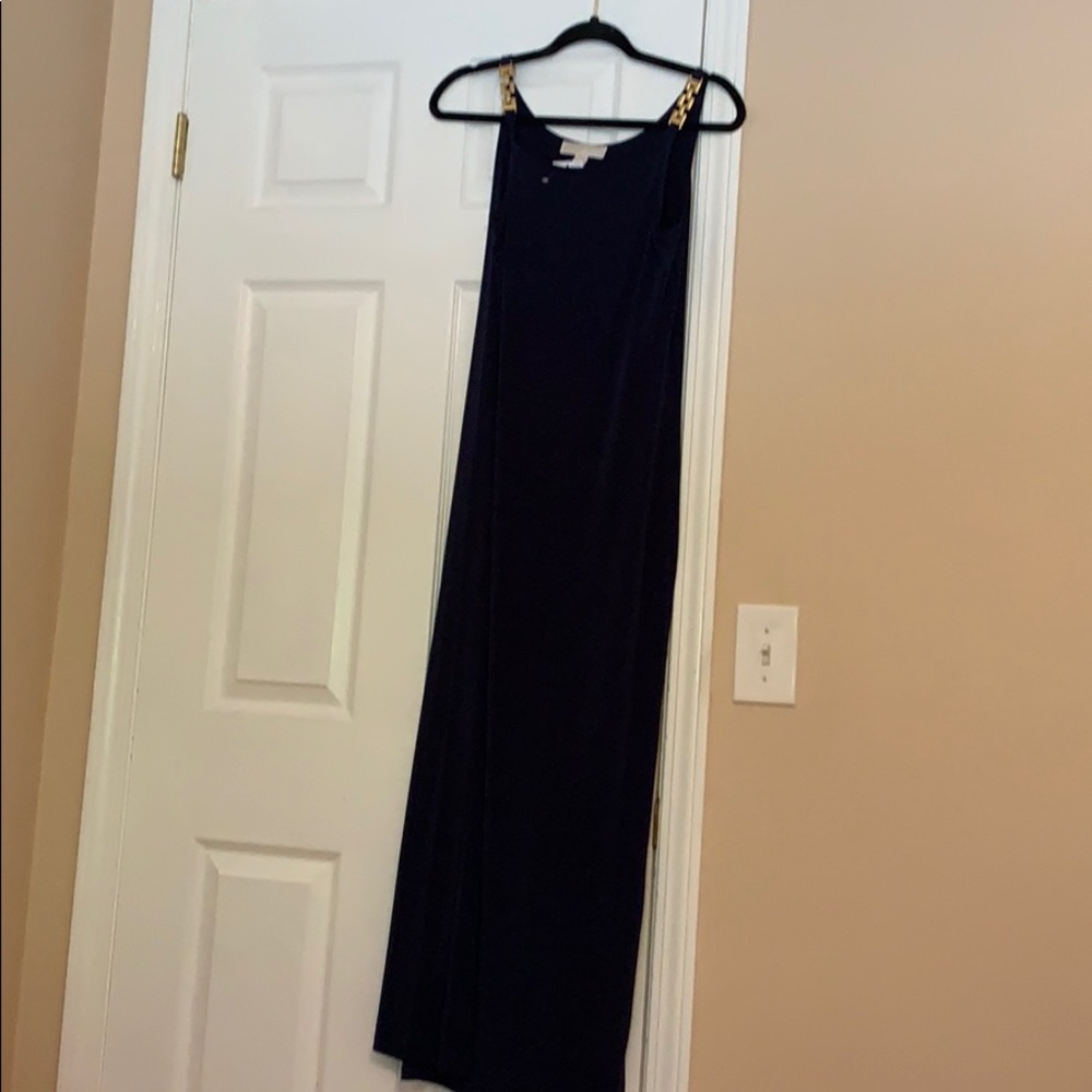 Michael Kors navy maxi dress Small